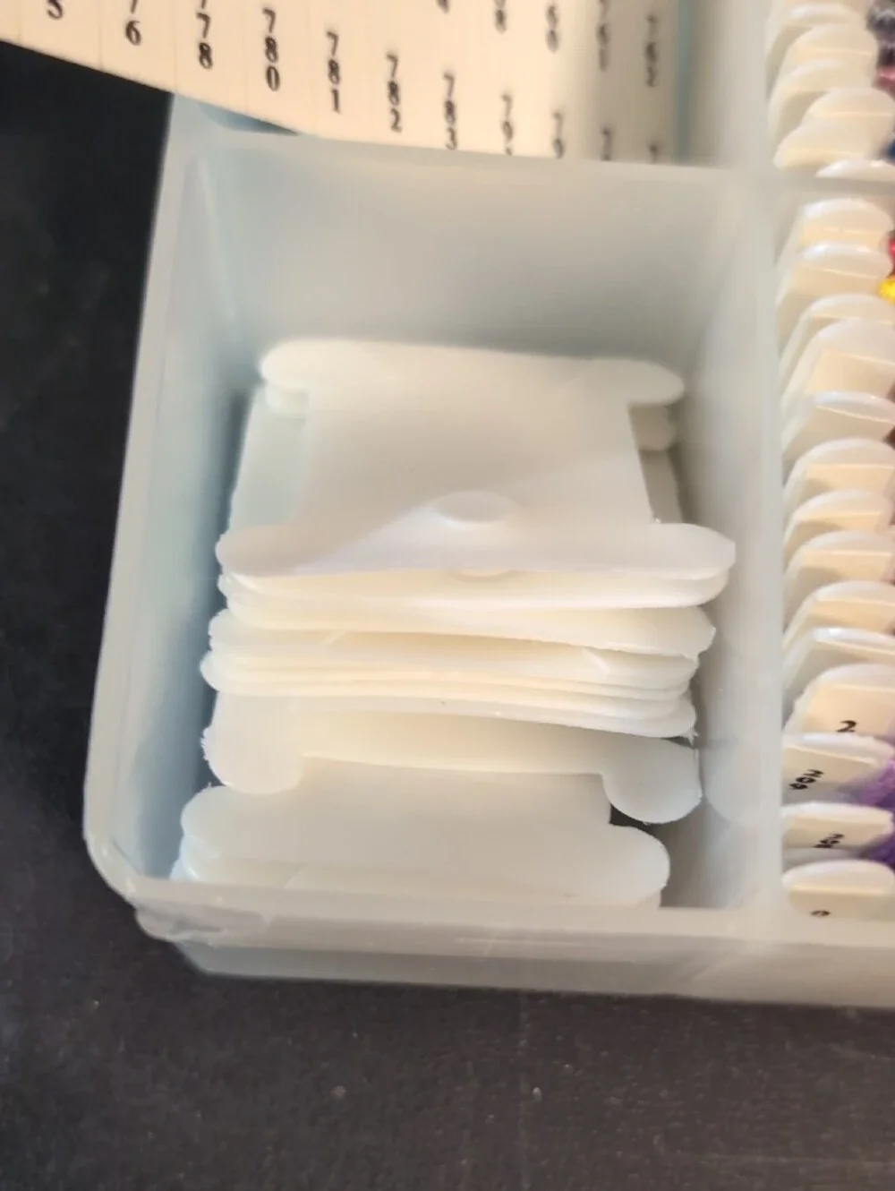 Thread Floss Storage Box By Darice - Multicolor Organizer With Floss Included